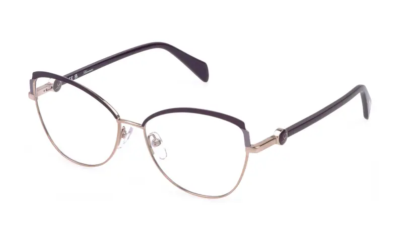 Blumarine Donna VBM219 Montature da vista Metallo Oro  Farfalla