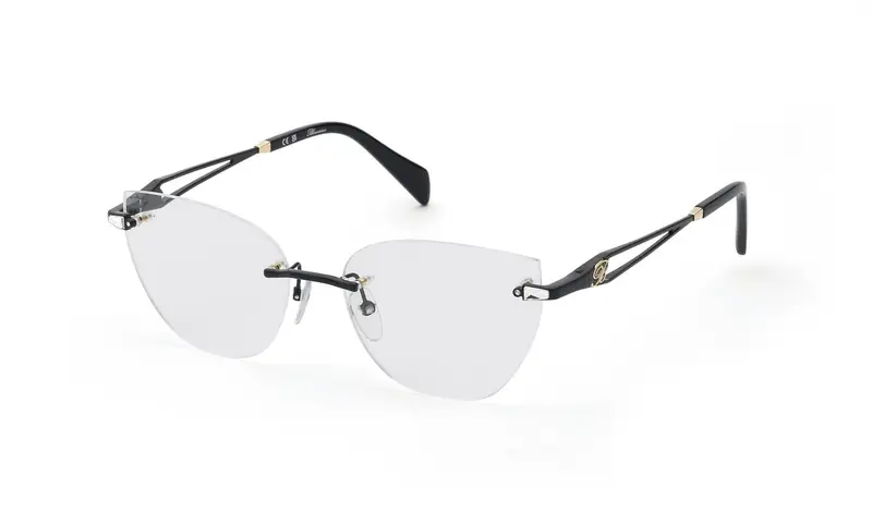 Blumarine Donna VBM223S  530 Montature da vista Metallo Nero  Farfalla