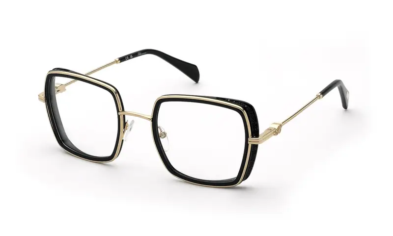 Blumarine Donna VBM226V  300S Montature da vista Metallo Oro  Squadrata