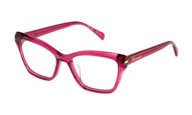 Blumarine Donna VBM822S  01BV Montature da vista Acetato Viola  Squadrata