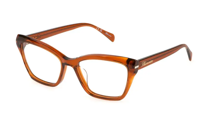 Blumarine Donna VBM822S  0M84 Montature da vista Acetato Marrone  Squadrata