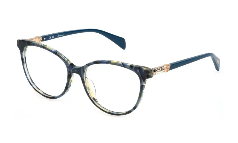 Blumarine Donna VBM825S  0VBG Montature da vista Acetato Havana  Farfalla