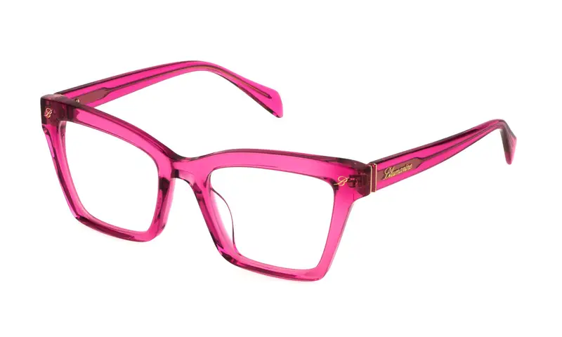 Blumarine Donna VBM843  06S4 Montature da vista Acetato Rosa  Squadrata