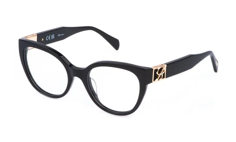 Blumarine Donna VBM873S  700S Montature da vista Acetato Nero  Farfalla