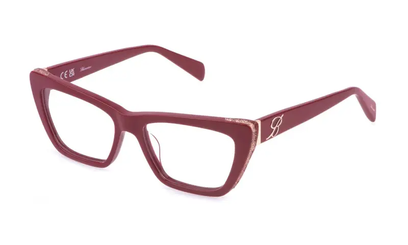 Donna VBM876S 0U17 Montature da vista Acetato Rosso Cat Eye