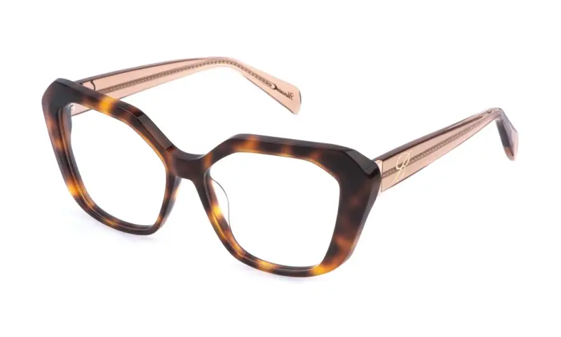 Donna VBM877 0752 Montature da vista Acetato Havana Geometrica