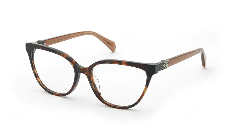 Blumarine Donna VBM886  02BP Montature da vista Acetato Havana  Farfalla