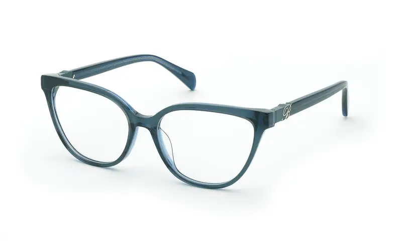 Blumarine Donna VBM886  04GD Montature da vista Acetato Blu  Farfalla