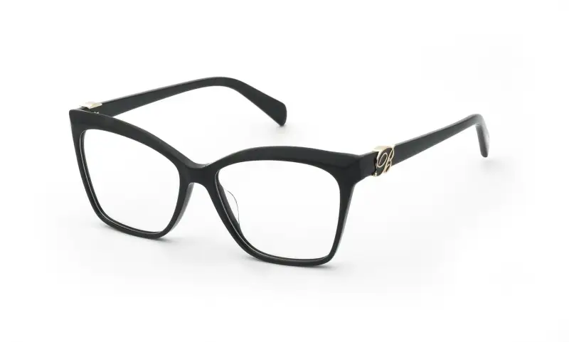 Donna VBM893 0700 Montature da vista Acetato Nero Farfalla