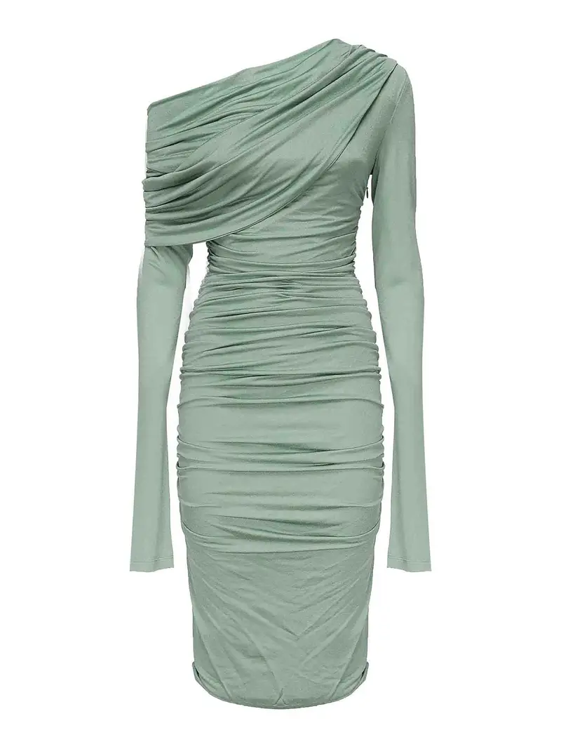 Vestito midi di Jersey Sabl Verde