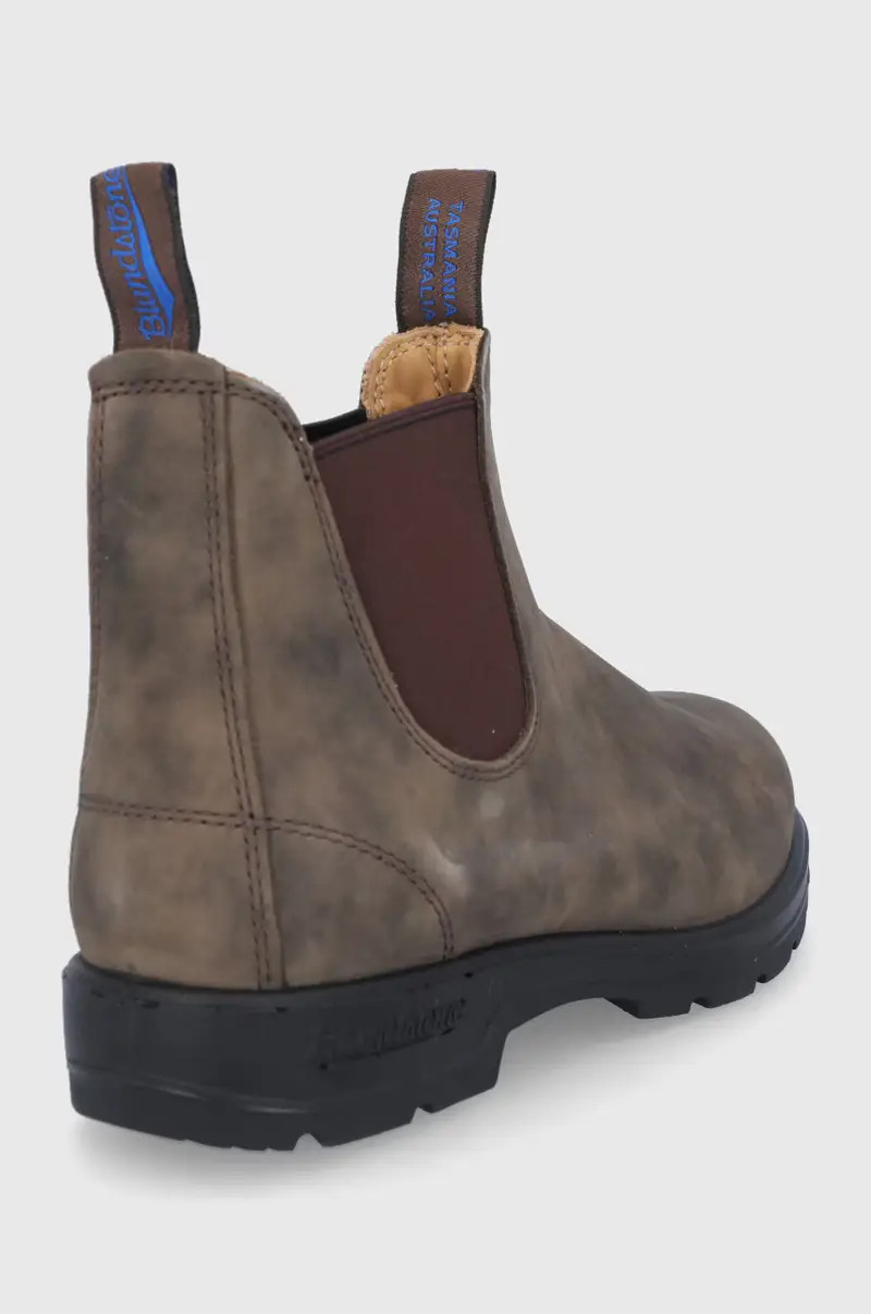 Blundstone Stivaletti Chelsea Uomo Marrone 3842543 miniatura 3