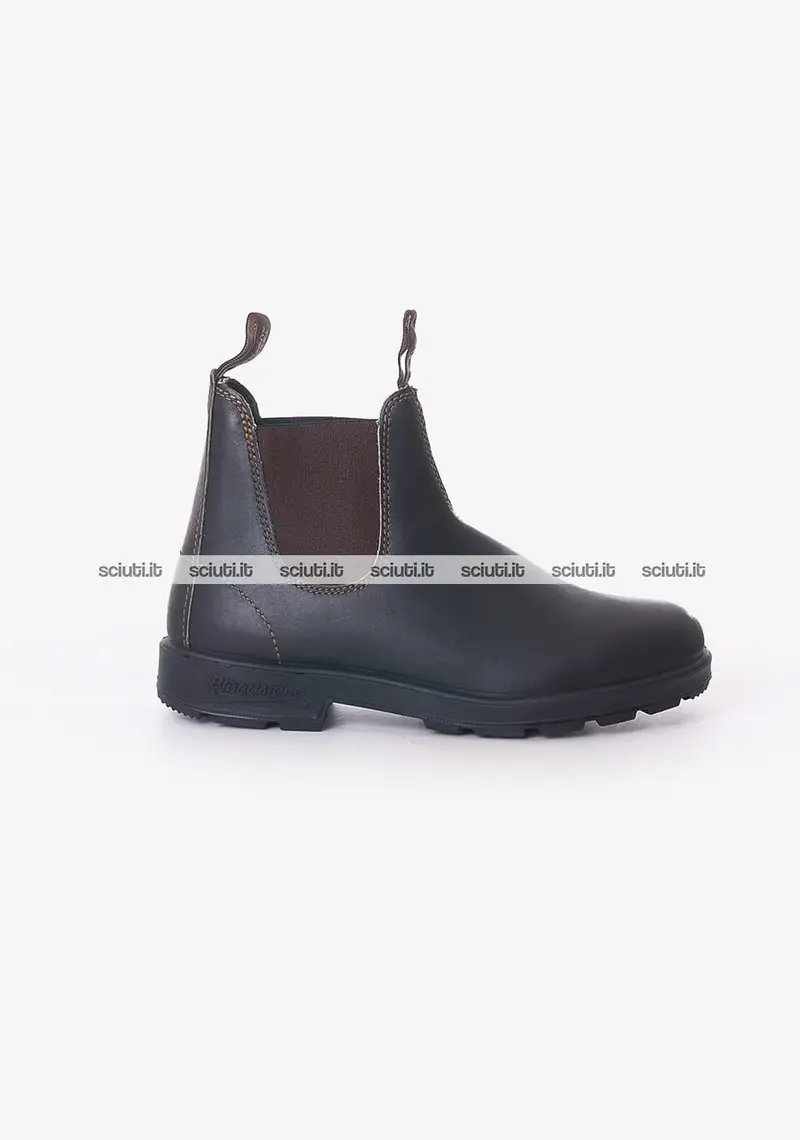 Stivaletto Blundstone uomo marrone scuro in pelle