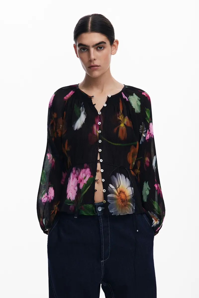 Blusa a fiori