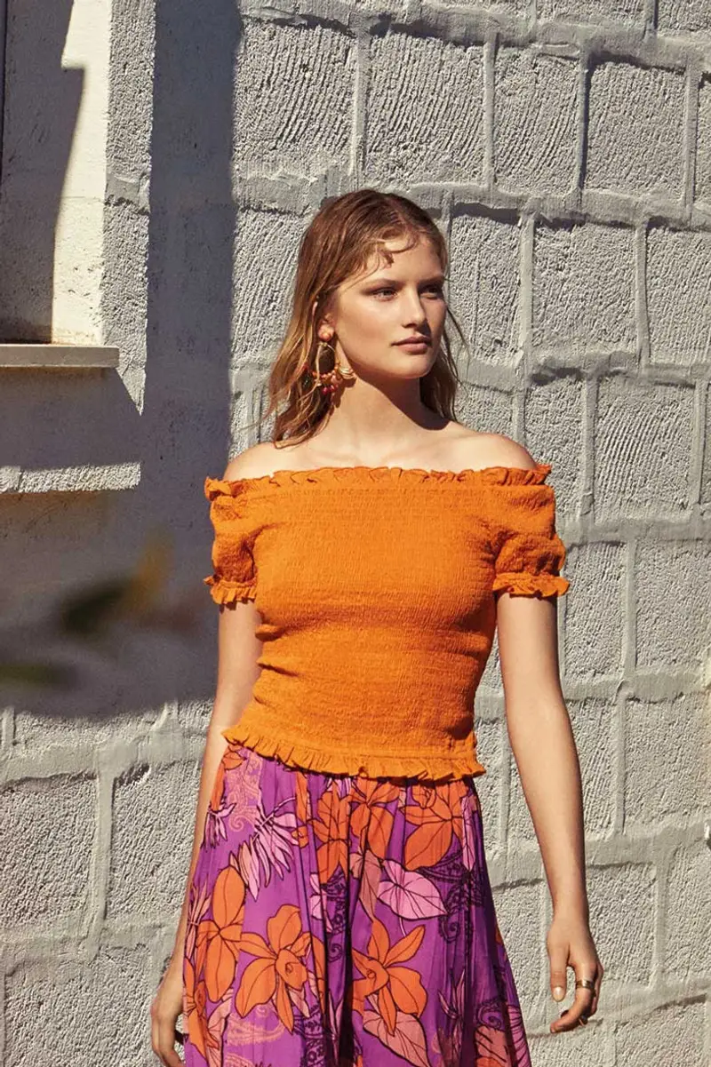 BLUSA CAMY | Colore: Arancio | Taglia: S