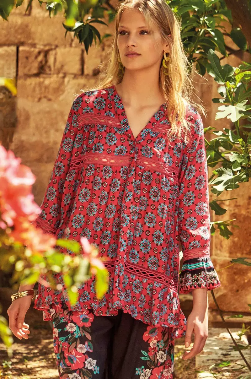 BLUSA ISLA MUJERES | Colore: Fucsia | Taglia: L