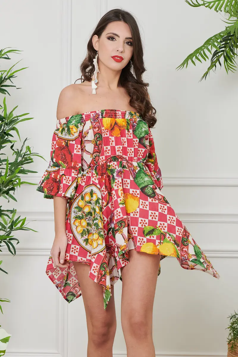 BLUSA SCOLLO BARCA | Colore: Sicilia | Taglia: S/M