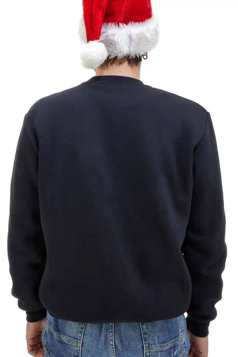 Felpa Di Natale Girocollo Nera con Renne BOARDMAN 24403 [NERO] miniatura 4