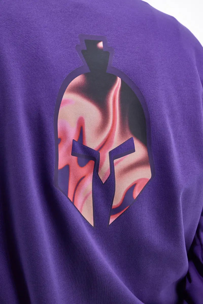 Felpa Girocollo Boardman AVVF 6231 Viola [VIOLA] miniatura 2