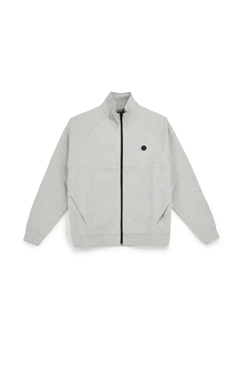 Felpa grigia con zip e collo alto Boardman Alpha pt-t-9072 [GRIGIO CHIARO]