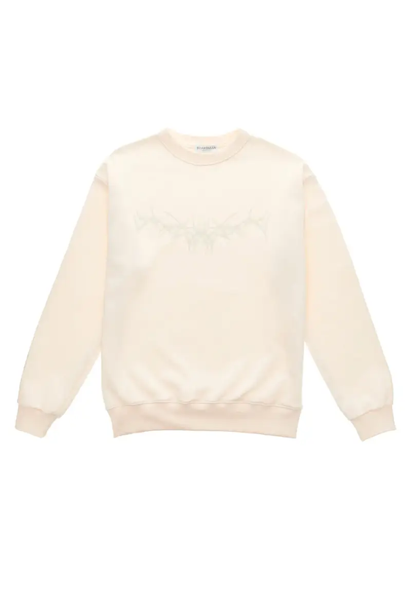 Felpa Panna Girocollo Boardman 1840 [IRON]