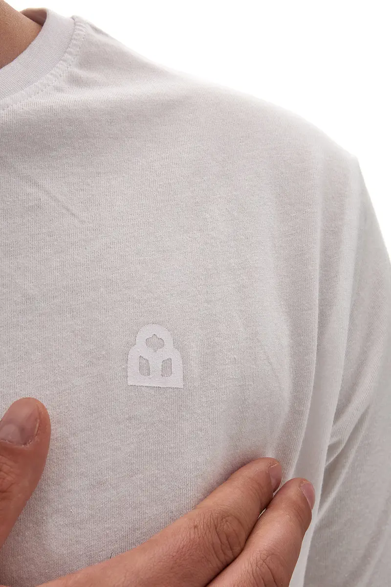 Maglia a Maniche Corte Bianca 100% cotone Boardman NBY703 [BIANCO] miniatura 2