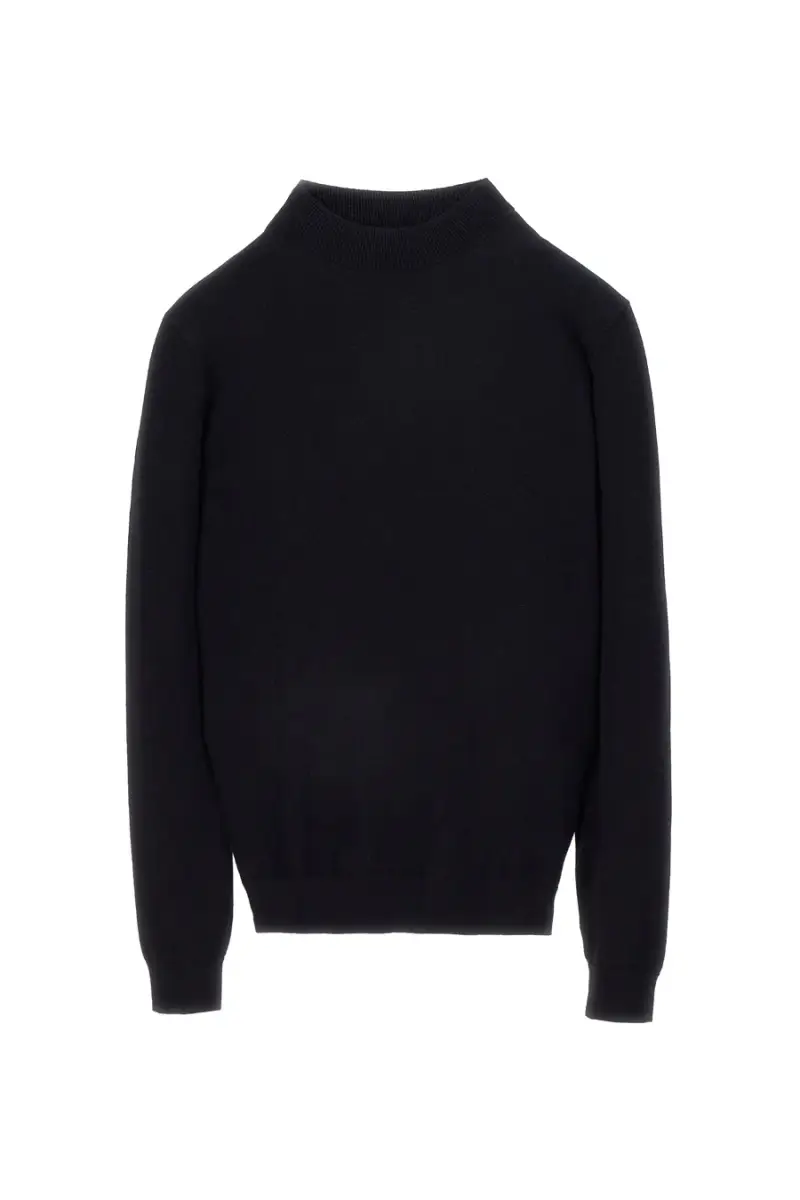 Maglione leggero nero collo alto Boardman NBY8220 [NERO]