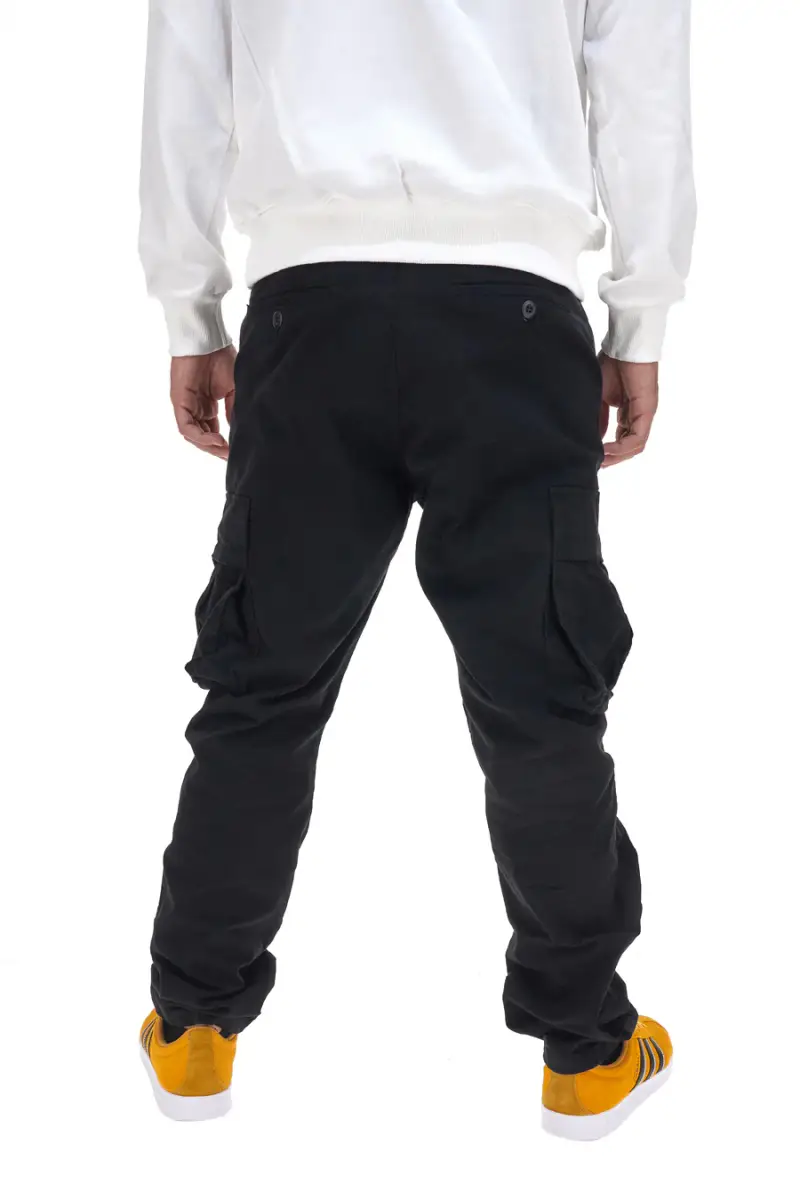 Pantalone Cargo Nero Boardman 2901 [NERO] miniatura 2