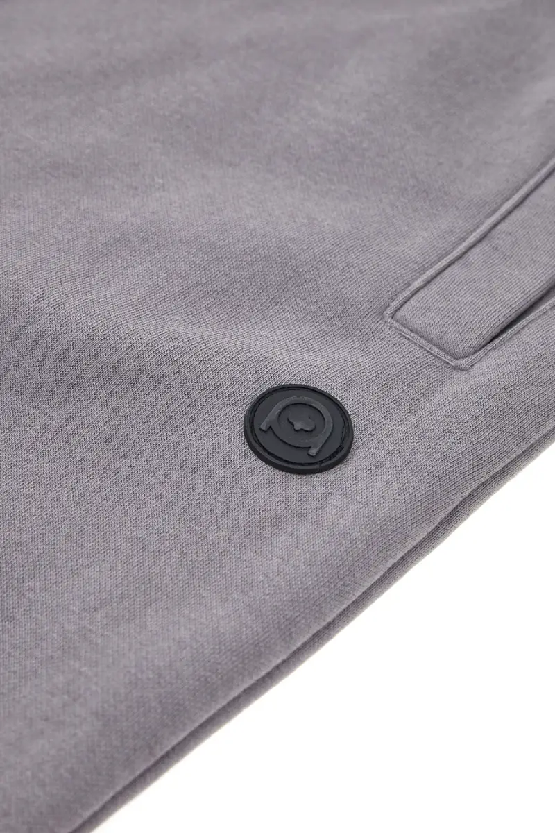 Pantaloni grigi in felpa con dettagli sartoriali Boardman PT-M-P-8051 [ARGENTO] miniatura 3