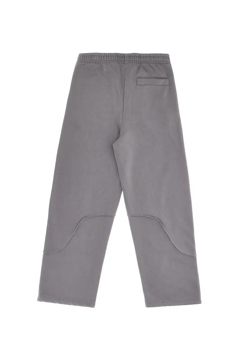 Pantaloni grigi in felpa con dettagli sartoriali Boardman PT-M-P-8051 [ARGENTO] miniatura 4