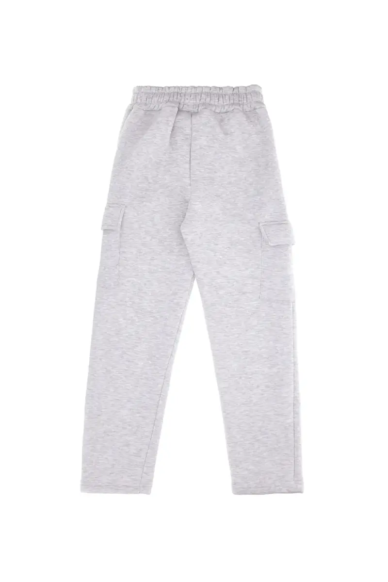 Pantaloni grigio chiaro cargo interno felpato Boardman 700 [GREY MELANGE] miniatura 3