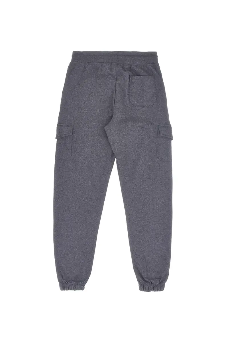 Pantaloni grigio scuro cargo interno felpato Boardman NBY821 [GRIGIO] miniatura 4