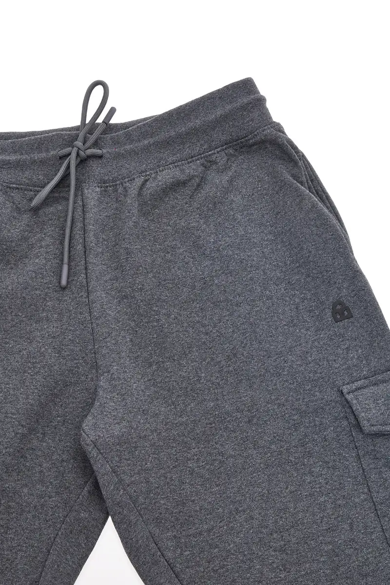 Pantaloni grigio scuro cargo interno felpato Boardman NBY821 [GRIGIO] miniatura 5