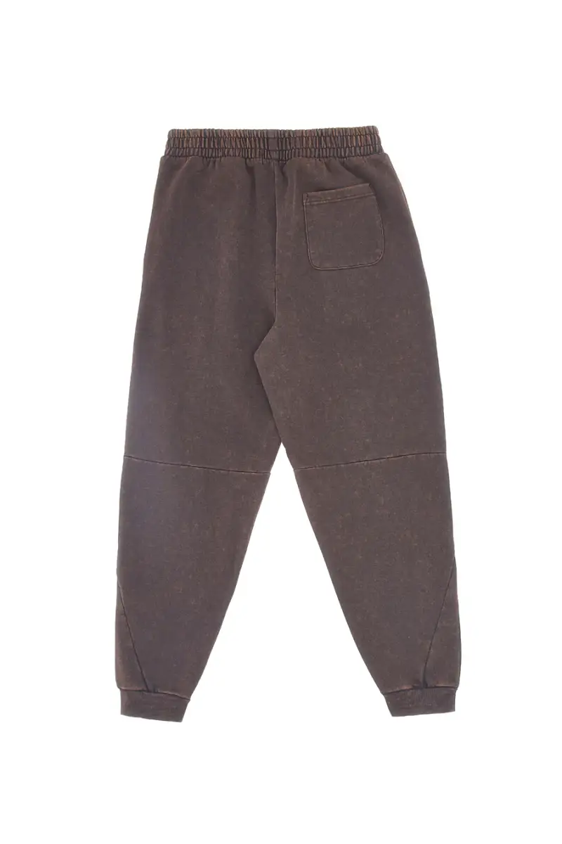 Pantaloni jogger marrone effetto vintage interno caldo felpato Boardman PT-P-8053 [CAFFE'] miniatura 3