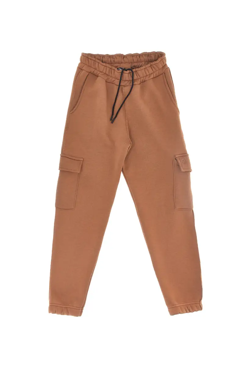 Pantaloni marroni cargo interno felpato Boardman 200 [CAMEL]