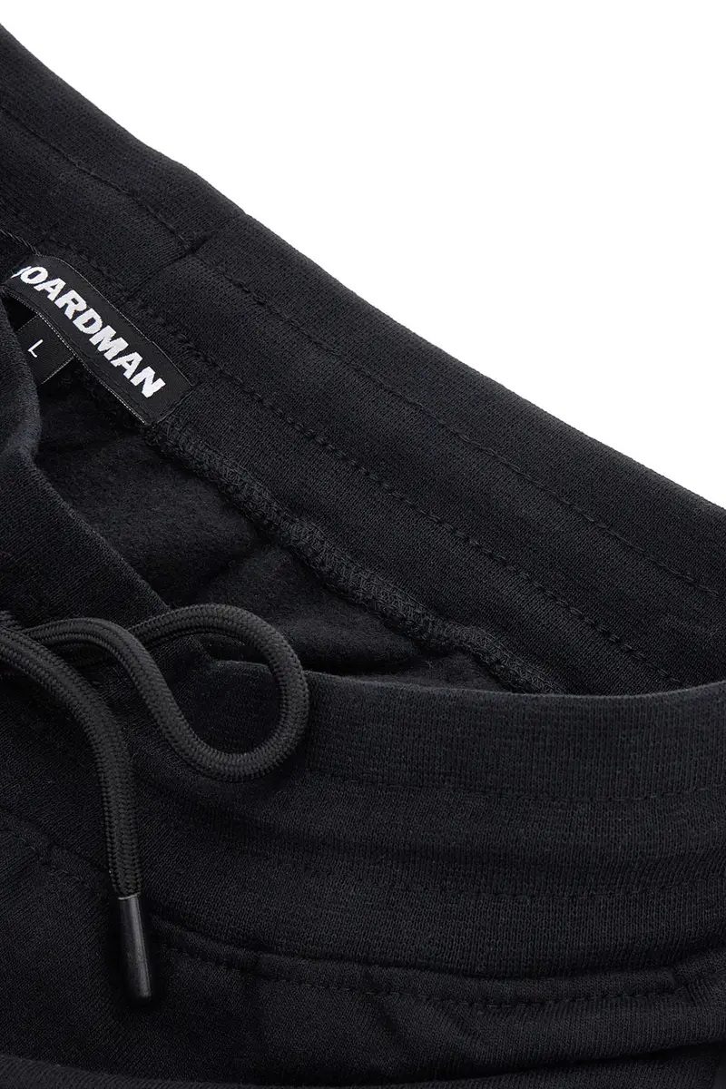 Pantaloni neri in felpa con zip Boardman NBY814 [NERO] miniatura 2