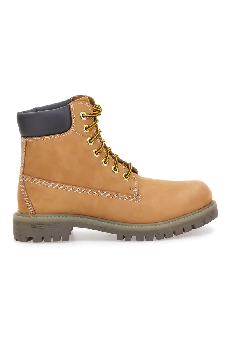 Scarponcini ocra con collarino imbottito Boardman 11114509 [GIALLO]