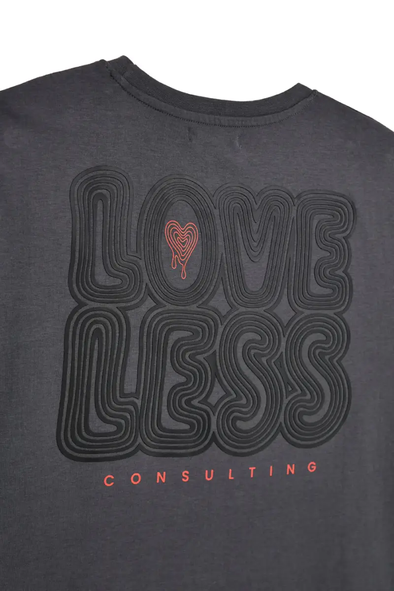 T-shirt in cotone grigia con stampa grafica Boardman Alpha pt-t-9064 [GRIGIO SCURO] miniatura 3