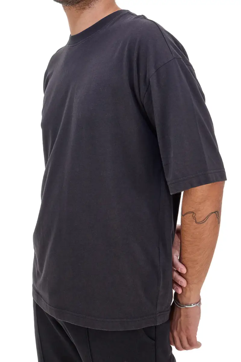 T-shirt nera con scritta "Blurred" sul retro BOARDMAN 1005 [NERO] miniatura 2