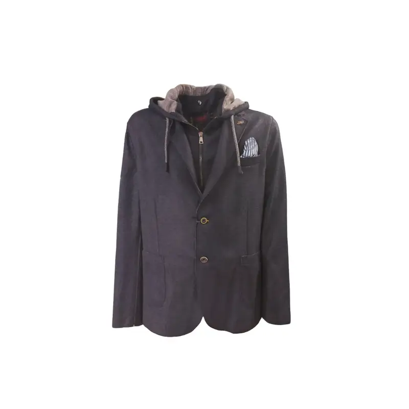 Giacca Monopetto Con Cappuccio Beige A24LEWIS161