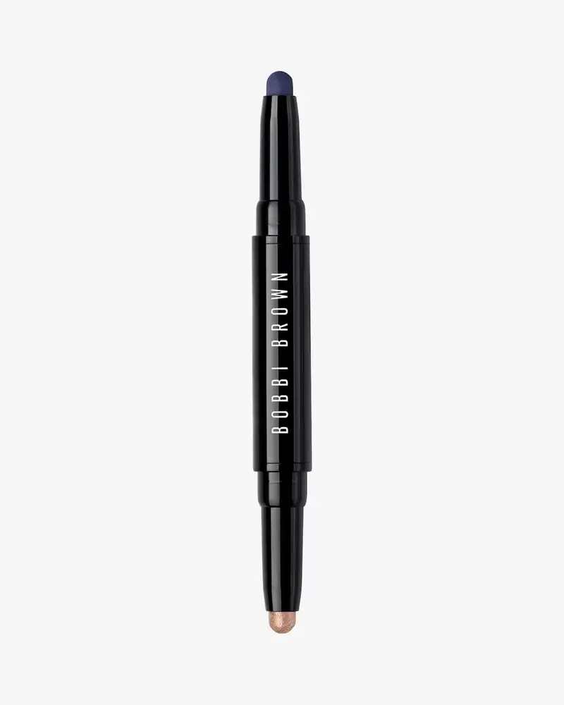 Long-Wear Dual-Ended Cream Shadow Stick ombretti in matita duo colore Silk / Rich Navy 1,6 g