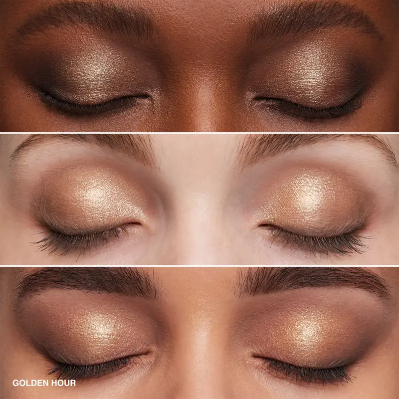 Ombretti Essential Eye Shadow Trios Golden Hour - Ombretti, Palette miniatura 2