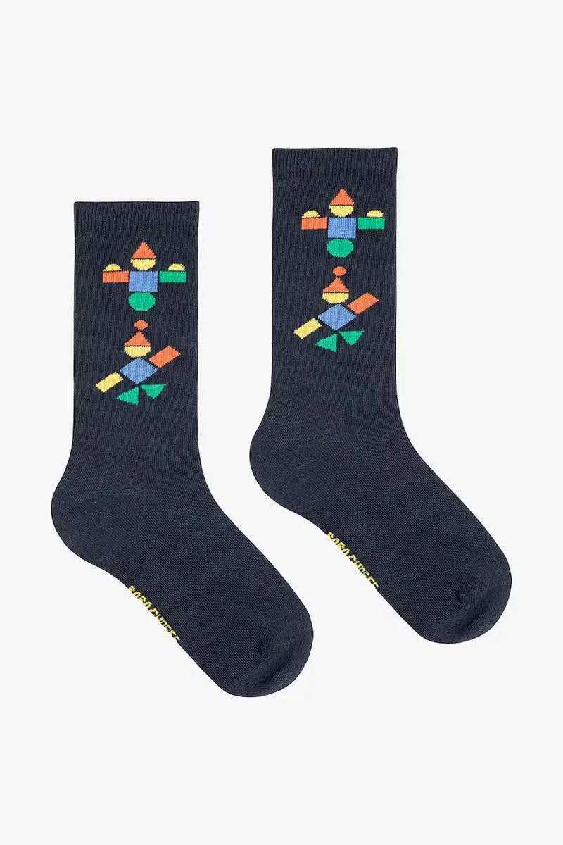 calzini per bambini Happy pacco da 3 Rosa miniatura 3