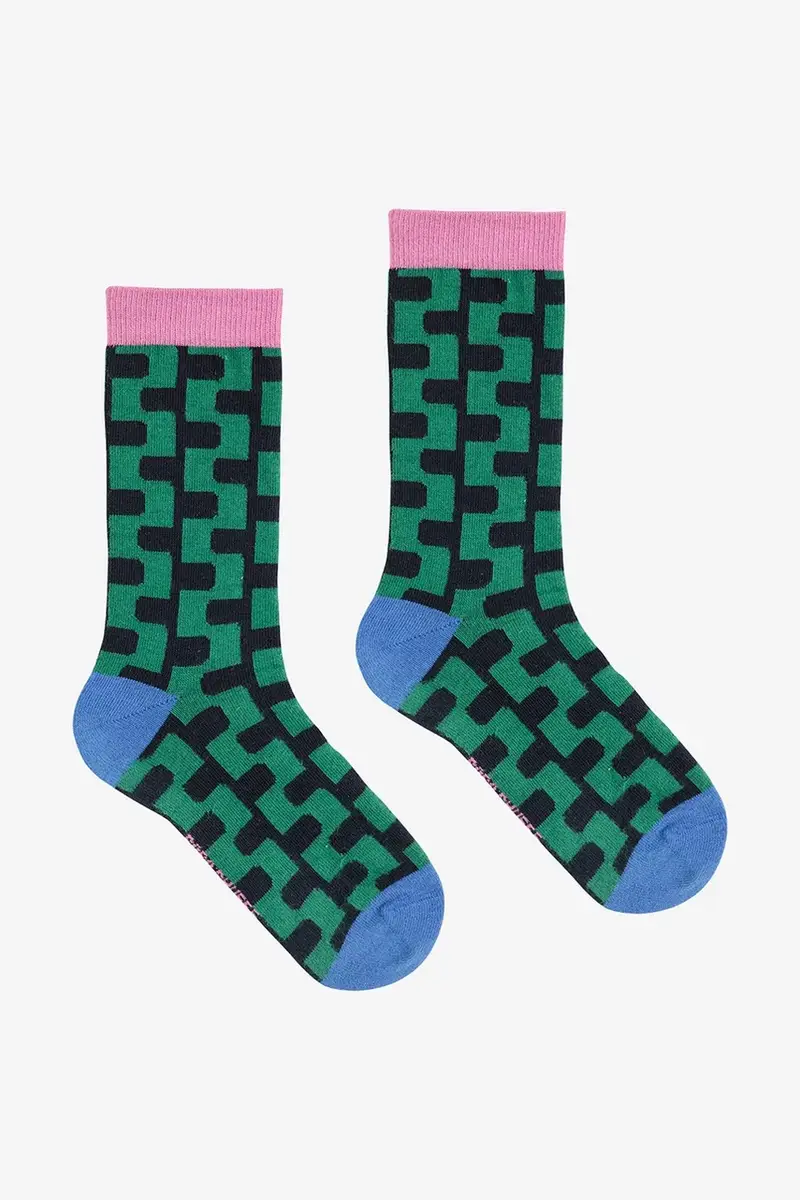 calzini per bambini Happy pacco da 3 Rosa miniatura 4