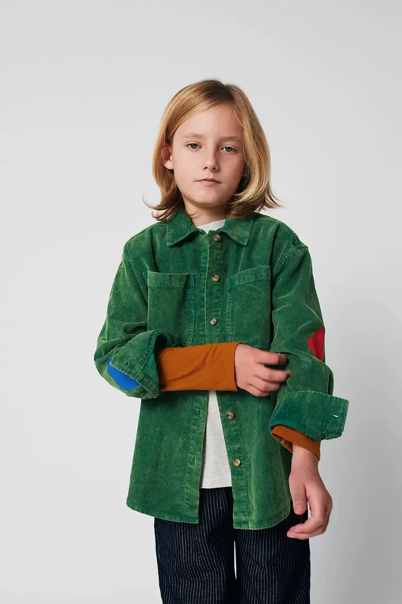 camicia per bambini Bobo Joker colore verde 225AC056