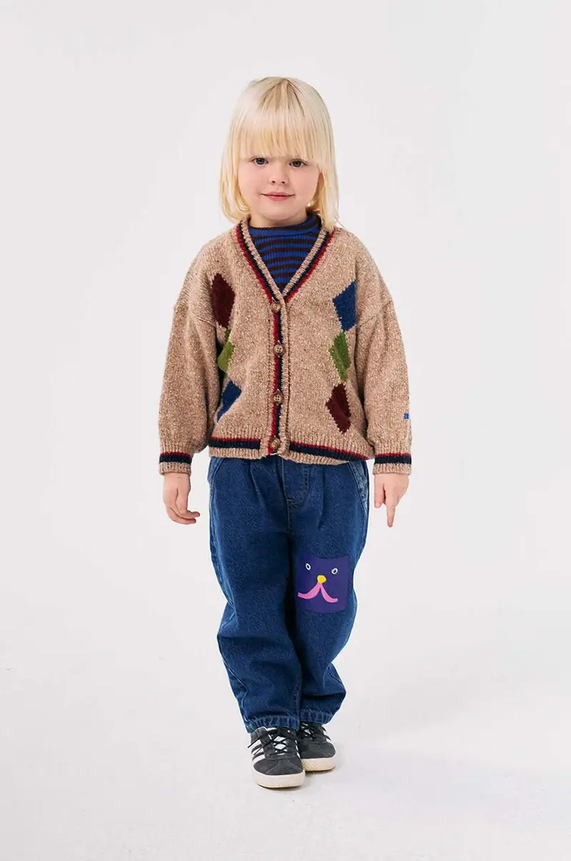 Bobo Choses Cardigan Beige 4157171 miniatura 5