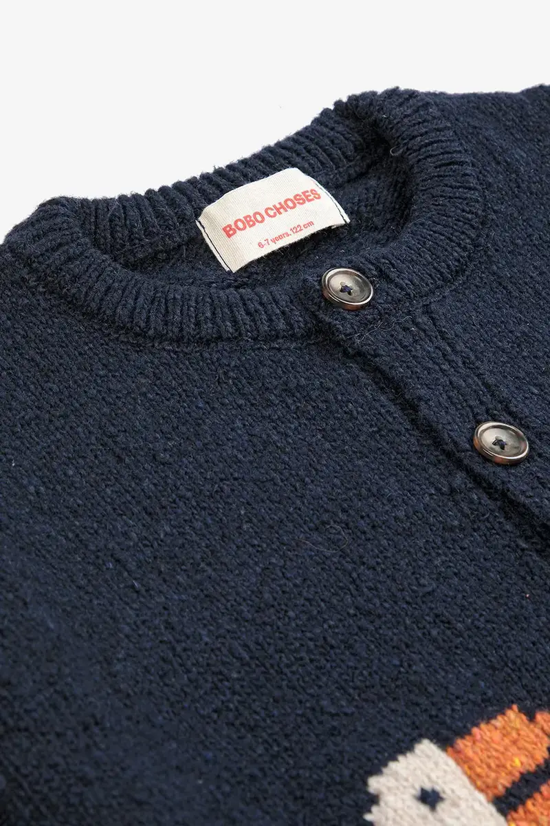 Bobo Choses Cardigan Blu 3767613 miniatura 4