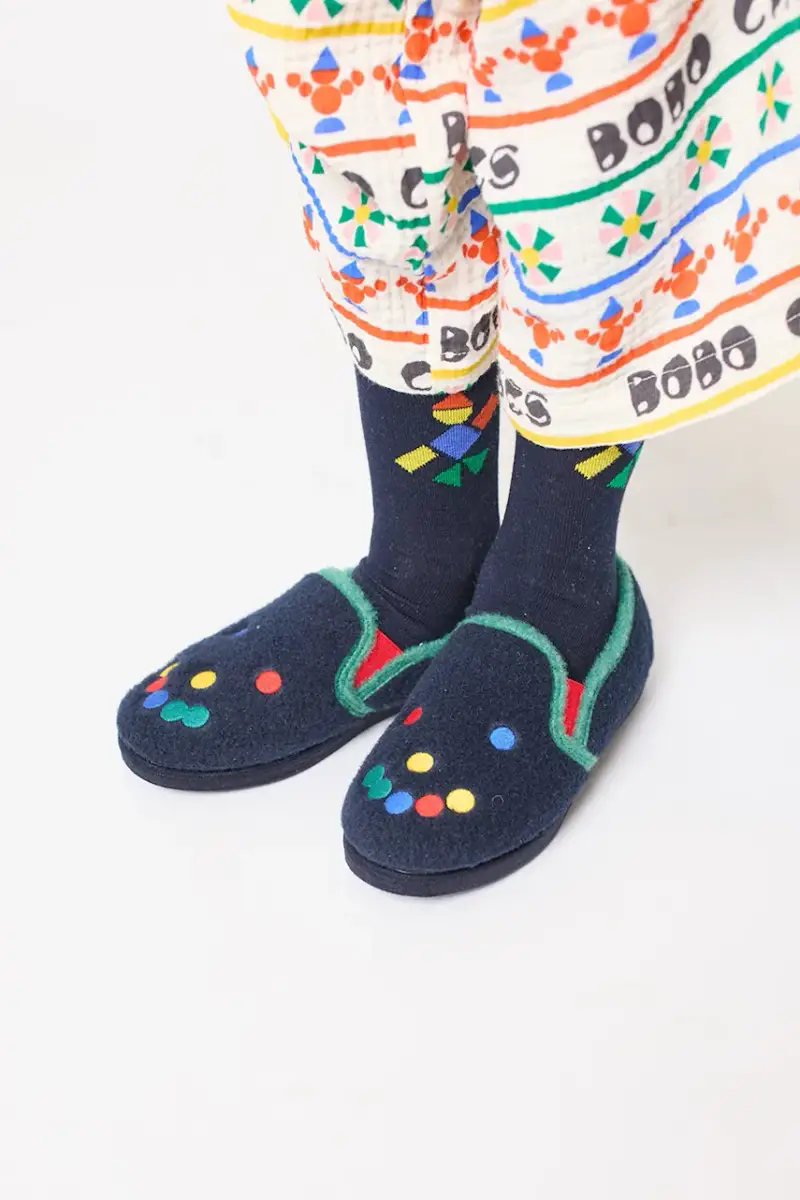 ciabatte per bambini Fun Face Blu navy