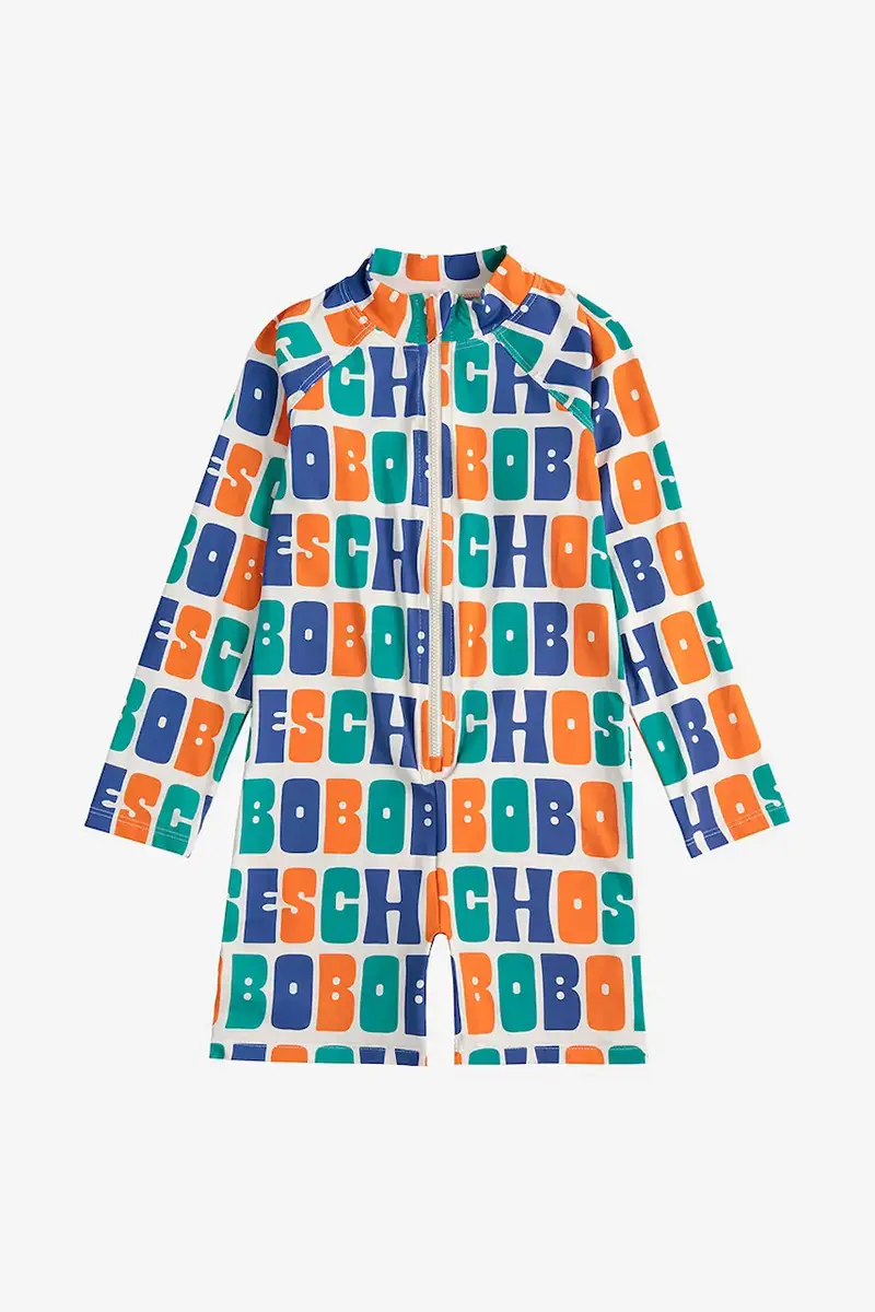 costume intero bambino/a colore arancione 125AC135 miniatura 2