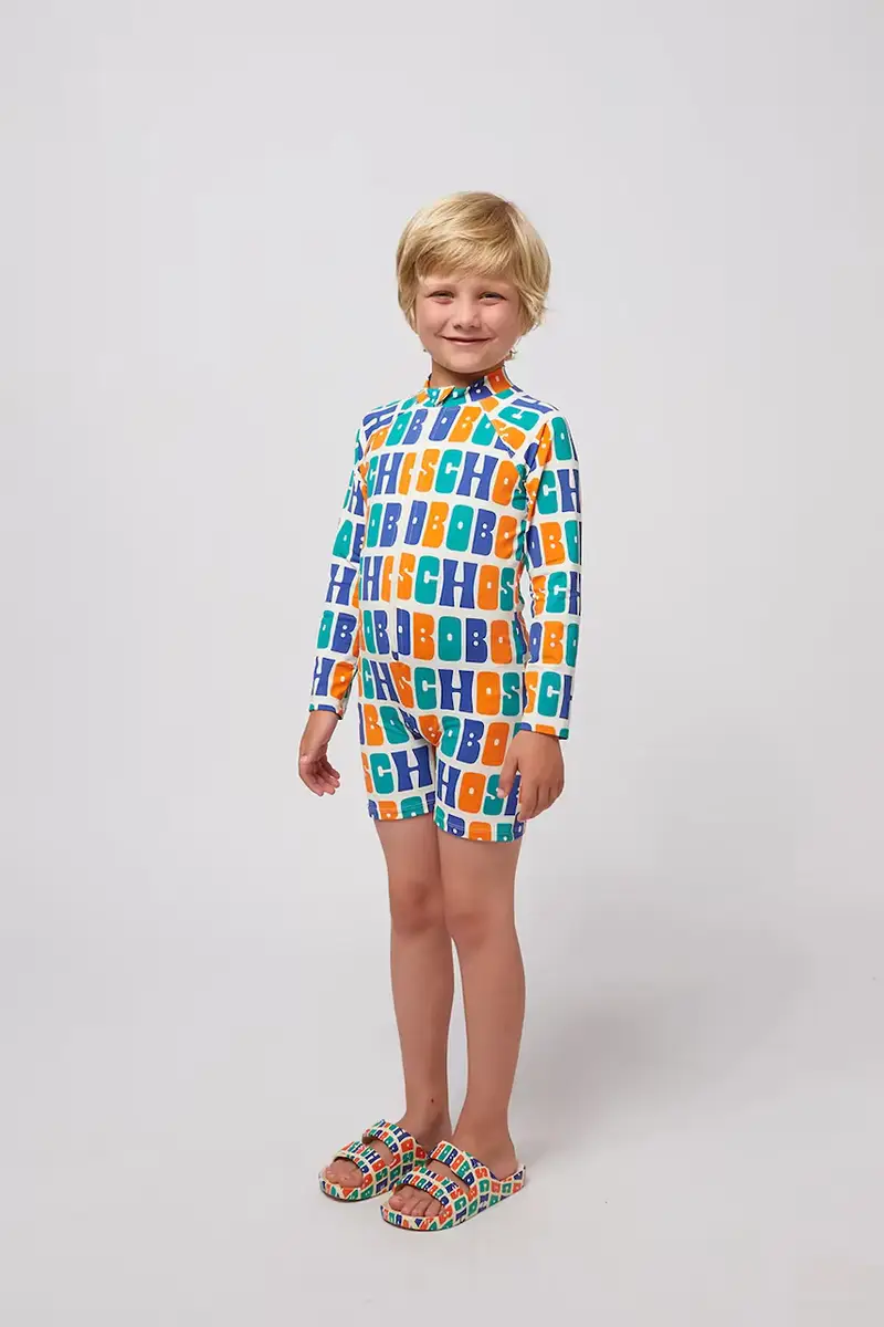 costume intero bambino/a colore arancione 125AC135 miniatura 5