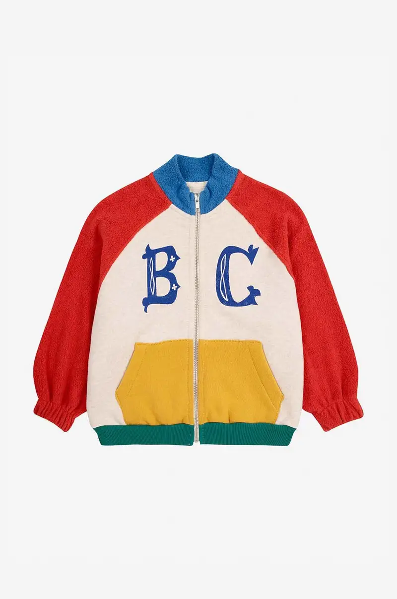 felpa in cotone bambino/a 224AC057 Multicolore miniatura 2